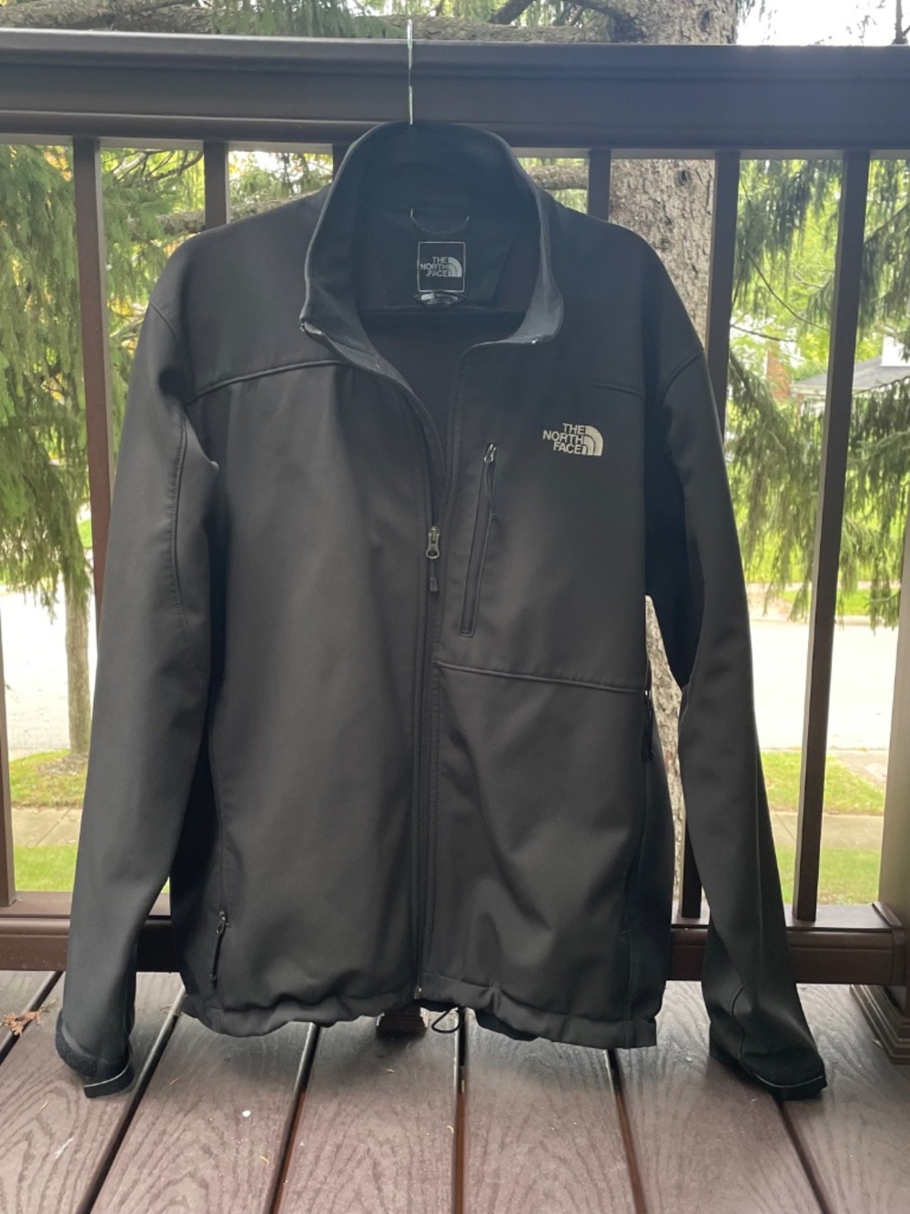The North Face Men's Apex Bionic Softshell Jacket Black Full Zip Outdoor XL / TG